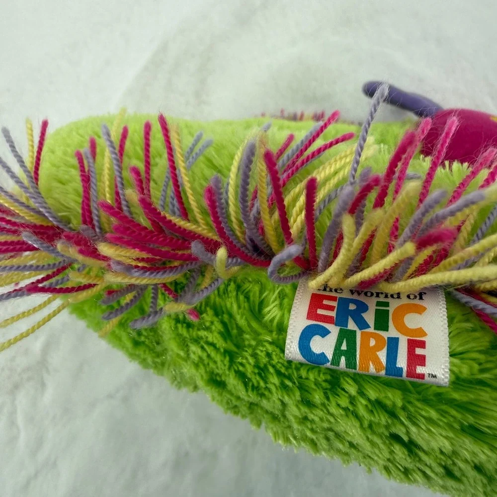The World of Eric Carle Very Hungry Caterpillar Neck Pillow Kids Green Plush 13